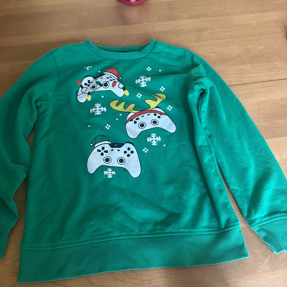 Boys Christmas gaming sweatshirt
